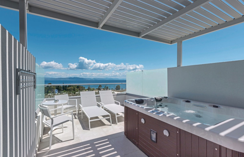 Wohnbeispiel Doppelzimmer Meerblick Jacuzzi
