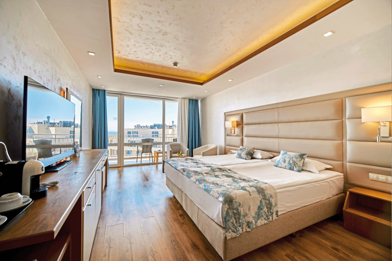 Wohnbeispiel Doppelzimmer seitl. Meerblick 