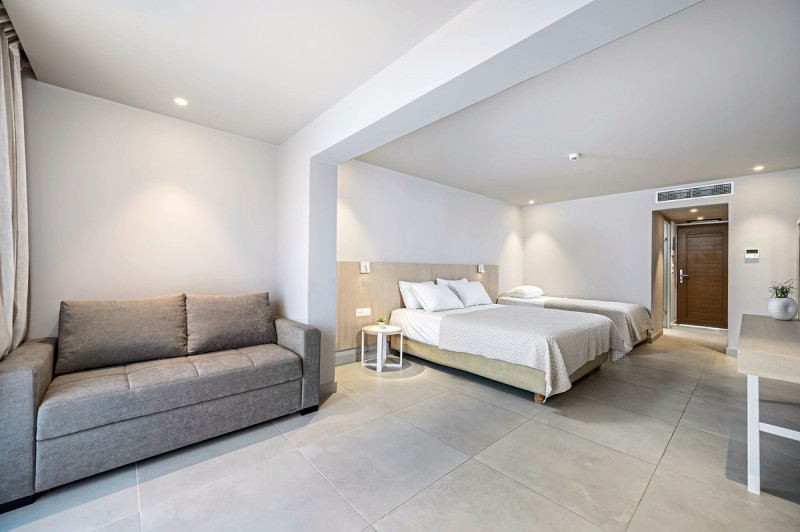 Wohnbeispiel Familienzimmer Gartenblick