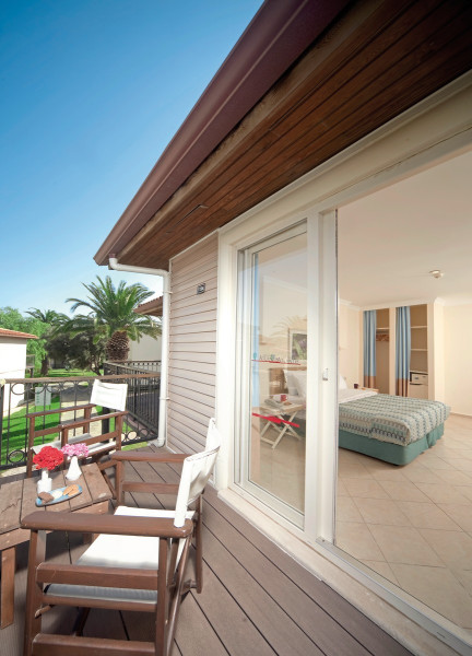 Wohnbeispiel Doppelzimmer Gartenblick