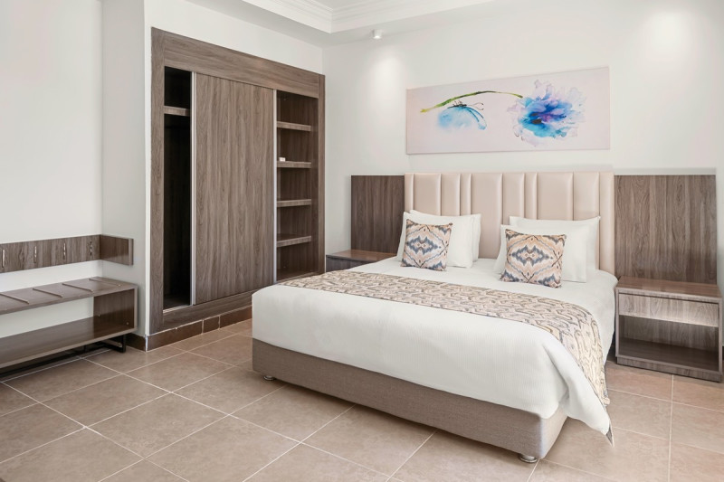 Wohnbeispiel Doppelzimmer Familie Poolblick