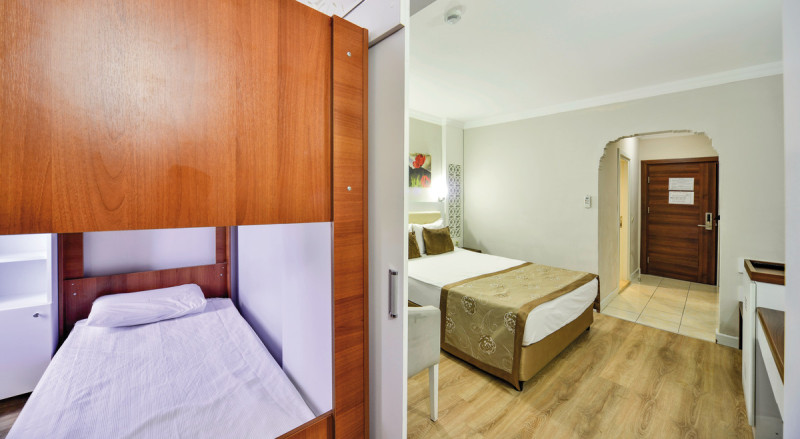 Wohnbeispiel Doppelzimmer Large Etagenbett