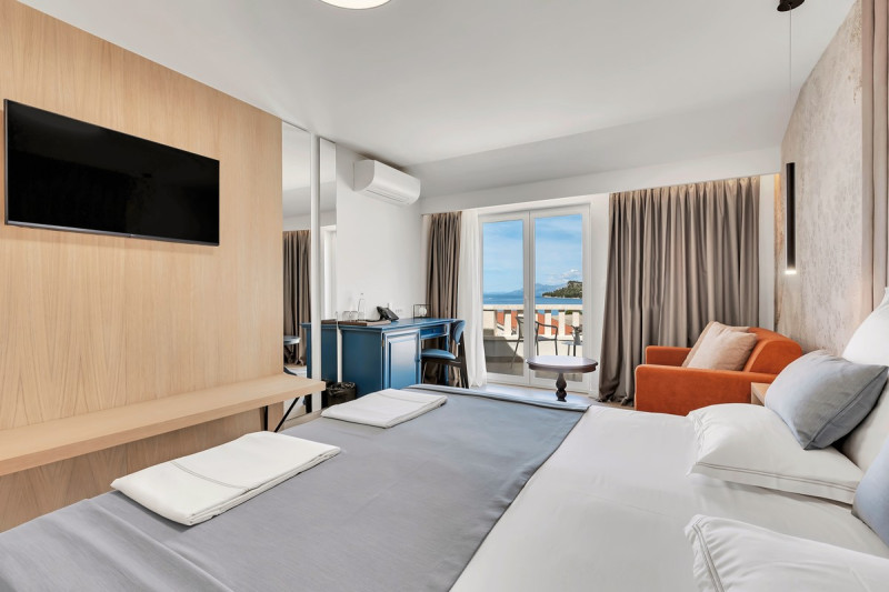 Wohnbeispiel Doppelzimmer Premium seitl. Meerblick