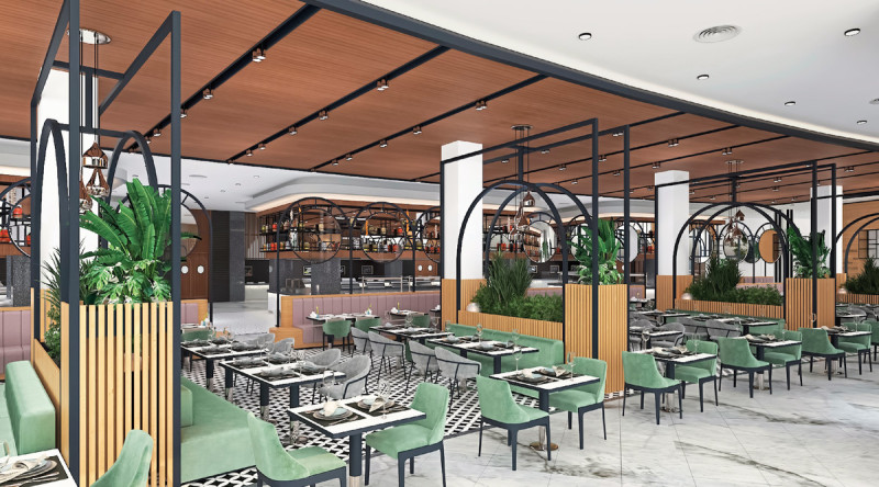 Modellbild Hauptrestaurant