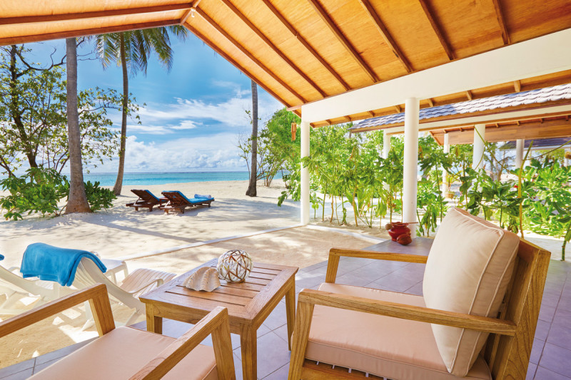 Wohnbeispiel Beach Bungalow Terrasse