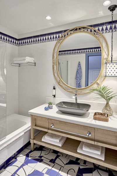 Badbeispiel Doppelzimmer Typ A/Familienzimmer