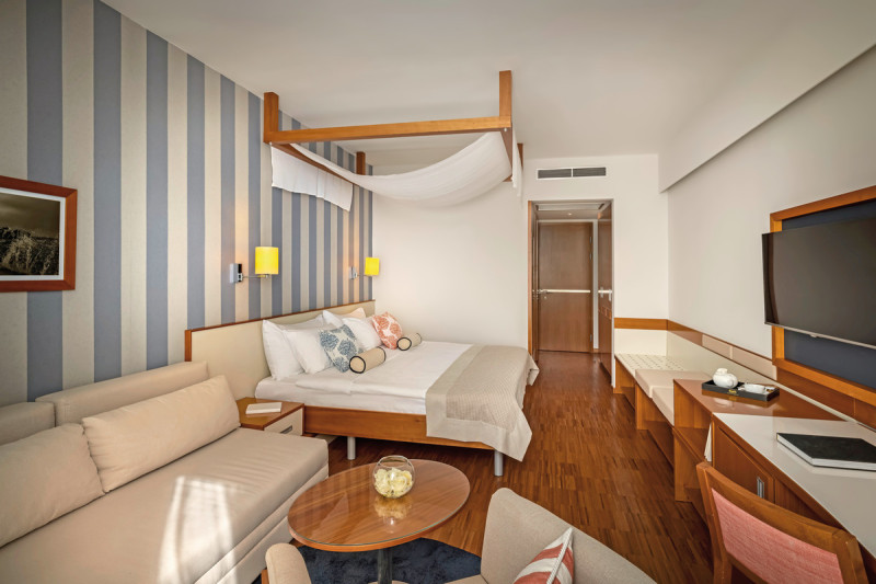 Wohnbeispiel Zimmer f&uuml;r 2 plus 1 Meerblick