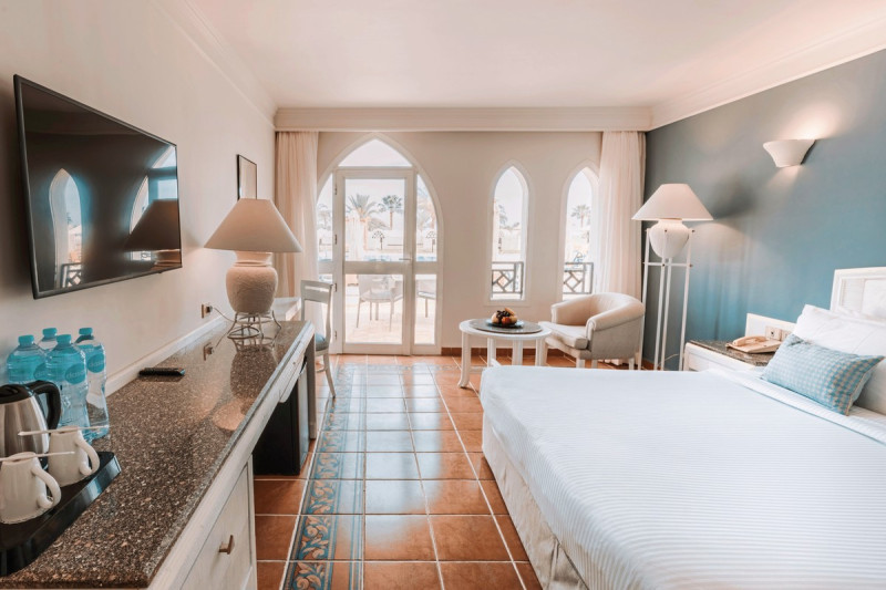 Wohnbeispiel Doppelzimmer Preferred Pool/Gartenblick