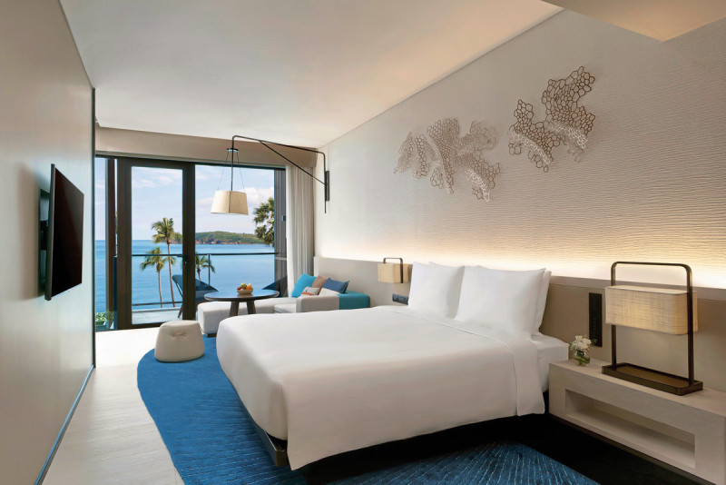 Wohnbeispiel 1 King Bed/2 Twin Beds Ocean View Club Access