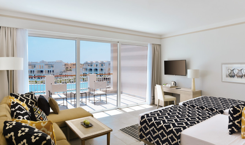 Wohnbeispiel Doppelzimmer Superior Poolblick