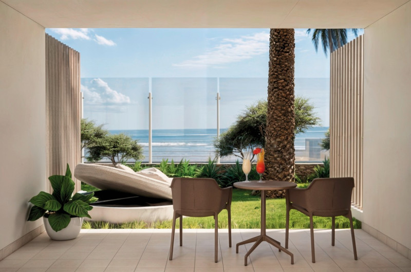 Beispiel Terrasse Doppelzimmer Strandblick