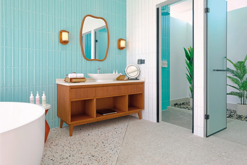 Beispiel Bad Overwater Pool Villa