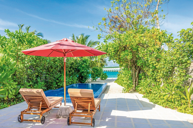 Beispiel Terrasse Pool Beach Villa