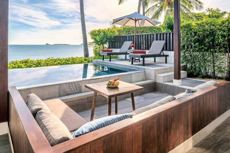 Wohnbeispiel One Bedroom Beachfront Pool Villa