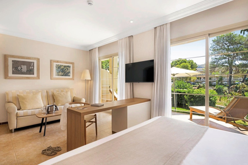 Wohnbeispiel Juniorsuite mit privatem Garten