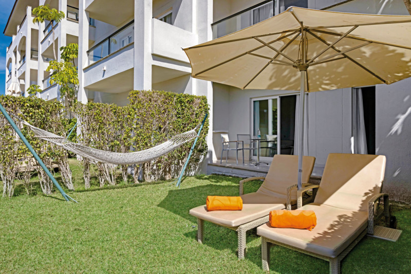 Wohnbeispiel Appartement 1 Schlafzimmer mit privatem Garten