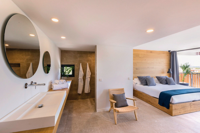 Wohnbeispiel Doppelzimmer Gartenblick