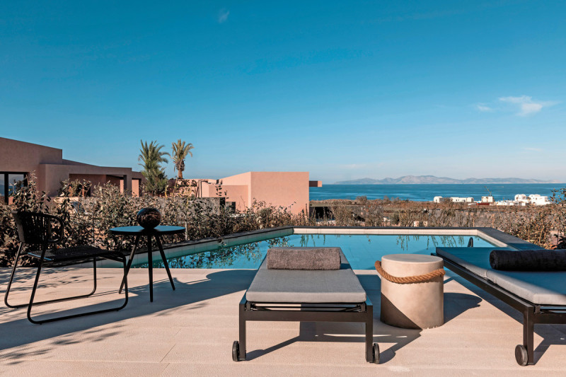 Terassenbeispiel Bungalow Senses Meerblick Zen Privatpool
