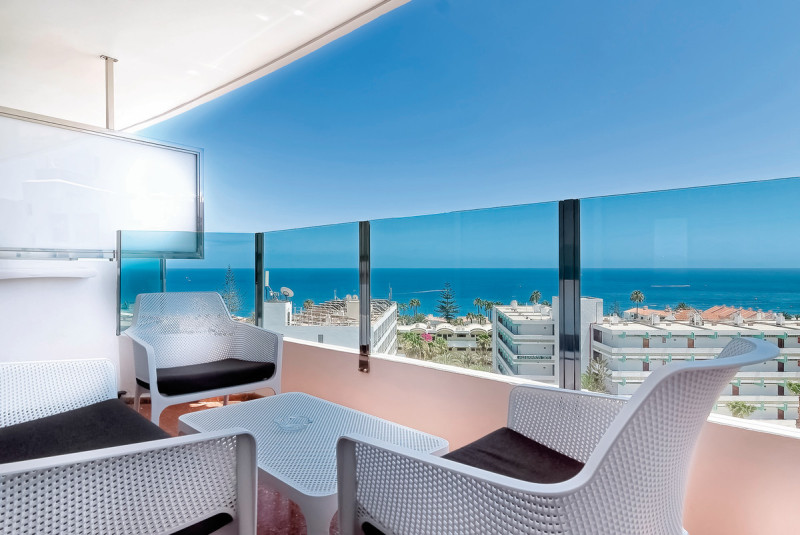 Beispiel Balkon Doppelzimmer 7.-8. Etage