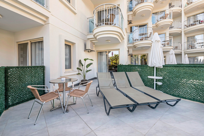 Wohnbeispiel Juniorsuite mit Terrasse