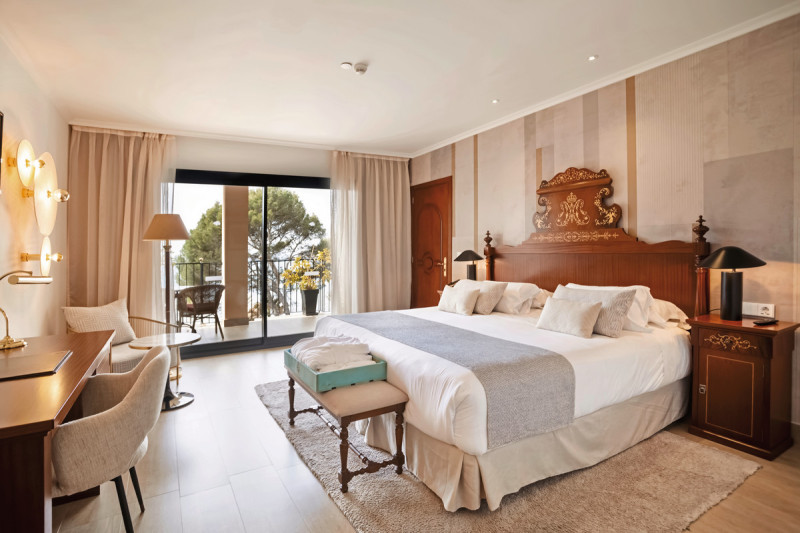 Wohnbeispiel Doppelzimmer Deluxe frontaler Meerblick Preferred Club