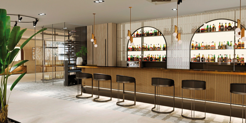 Modellbild Lobby Bar