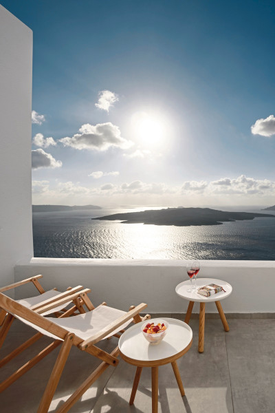 Wohnbeispiel Suite mit privatem Balkon Caldera View
