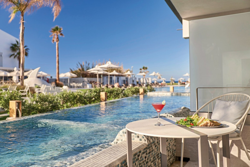 Wohnbeispiel Doppelzimmer Superior Poolblick Plunge Pool