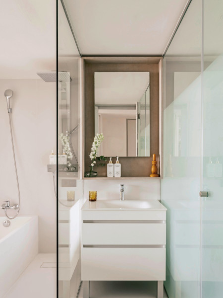 Wohnbeispiel Doppelzimmer Premium Redlevel Meer- und Kathedralenblick