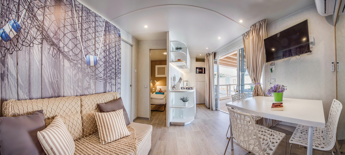 Wohnbeispiel Mobilheim Marena Home f&uuml;r 4 plus 2