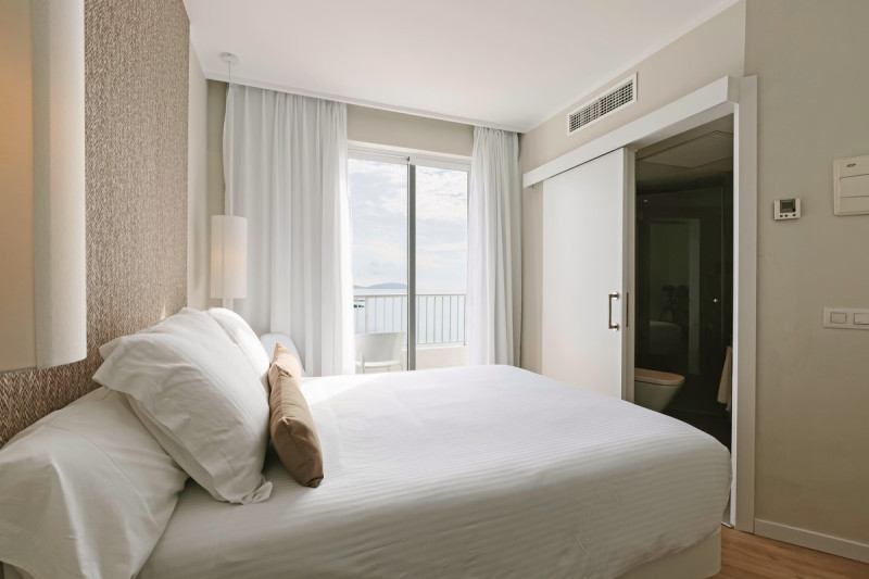 Wohnbeispiel Doppelzimmer frontaler Meerblick