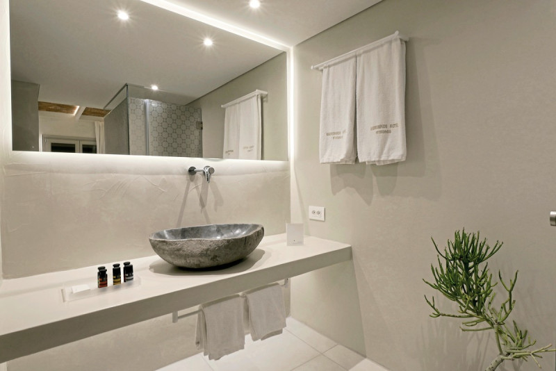 Badbeispiel Doppelzimmer Superior Gartenblick