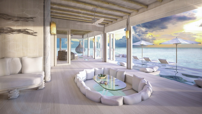 Modellbild Water Villa Wohnbereich