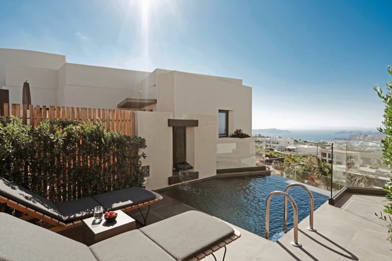 Wohnbeispiel Suite Elegant 2 Schlafzimmer Meerblick Privatpool