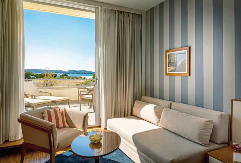 Wohnbeispiel Zimmer f&uuml;r 2 plus 1 Meerblick