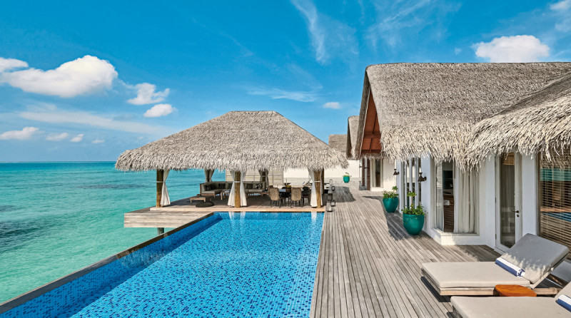 Three Bedroom Water Sunset Villa with Pool