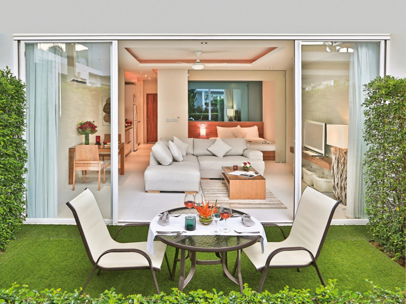 Wohnbeispiel Garden One Bed Pool Access