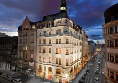 Art Nouveau Palace Hotel in Prag