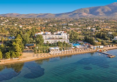 Brown Beach Evia Island in Eretria