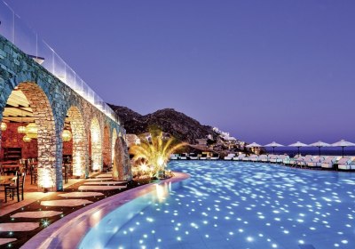 Royal Myconian in Elia Beach