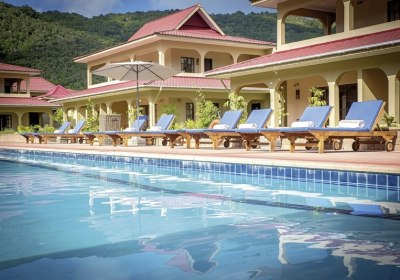 The Oasis Hotel Restaurant & Spa in Grand Anse Praslin