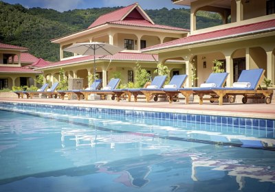 The Oasis Hotel Restaurant & Spa in Grand Anse Praslin