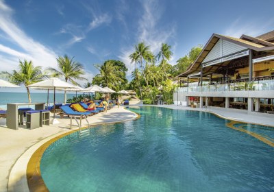 Coral Cliff Beach Resort in Lamai Beach