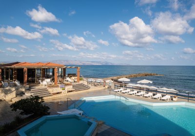 Hotel Haris on the Beach in Agia Marina