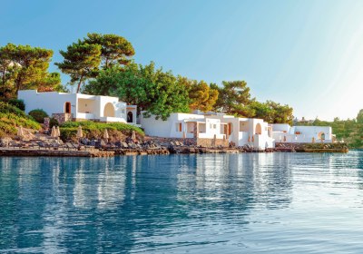 Minos Beach art hotel in Agios Nikolaos