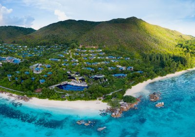 Raffles Seychelles in Anse Takamaka (Praslin Island)