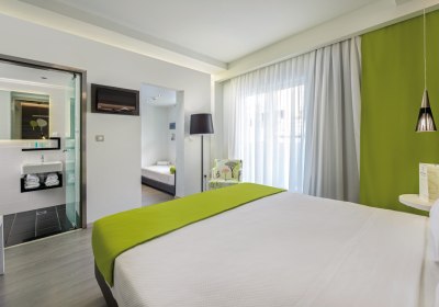 Wohnbeispiel Dreibettzimmer Landblick