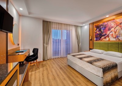 Wohnbeispiel Doppelzimmer Economy Gartenblick