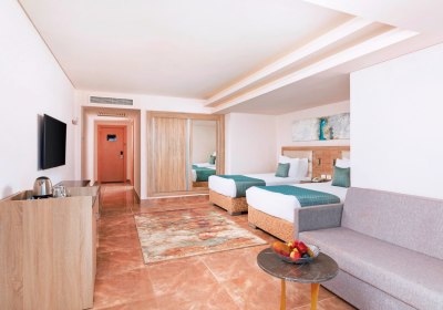 Wohnbeispiel Doppelzimmer Standard seitl. Meerblick