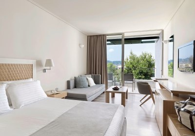 Wohnbeispiel Doppelzimmer Gartenblick